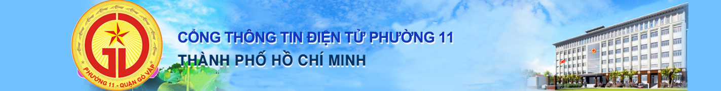 Cổng thông tin điện tử phường 11
